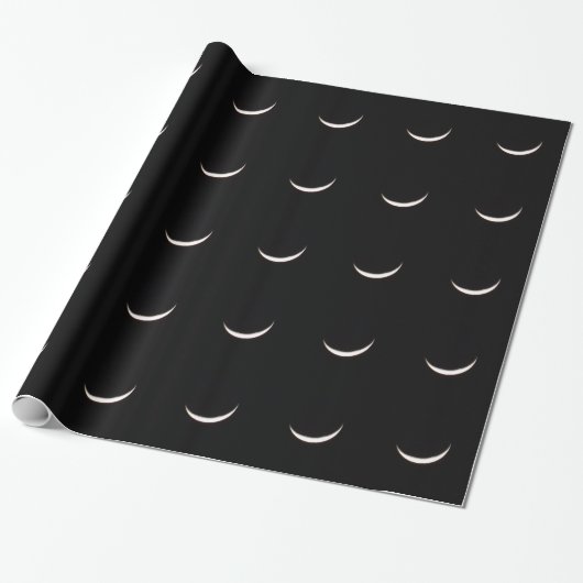 De toenemende Maan van de Winter Cadeaupapier (Uitgerold)
