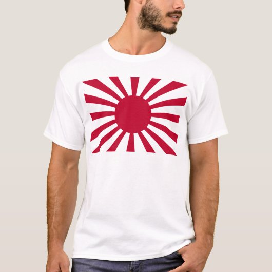 De toenemende zonoortsvlag van het imperiale Japan T-shirt (Voorkant)