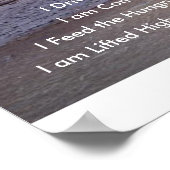 De toeristen die door gecreeerde aankomst worden g poster (Hoek)