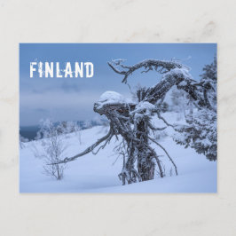 De toeristenbriefkaart van Finland Briefkaart