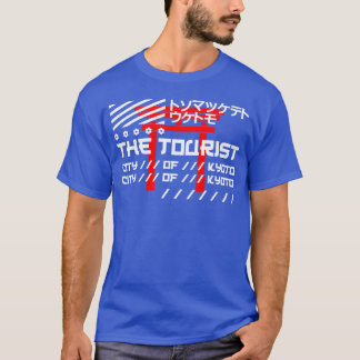 De toeristische stad Kyoto meisje T-shirt