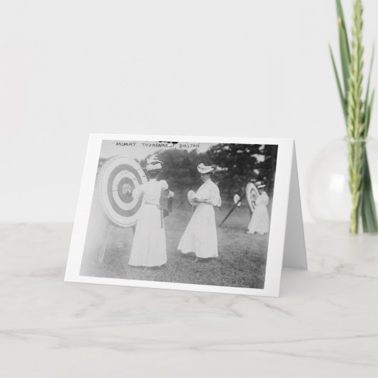 De Toernooien van het boogschieten in Boston, de Kaart (Voorkant)