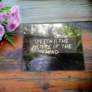 De toespraak is het afbeelding van het geestesprov poster