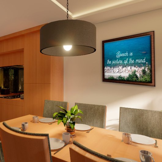 De toespraak is het afbeelding van het geestesprov poster