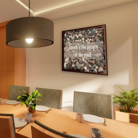 De Toespraak van de motivatie is het poster van he