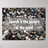 De Toespraak van de motivatie is het poster van he (Voorkant)