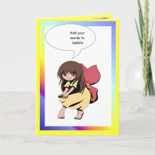 De toespraakbel van de fee, Wind in mijn rok! Kaart