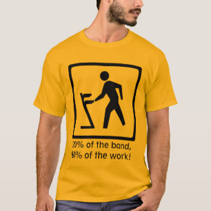 De toetsenbordspeler t-shirt