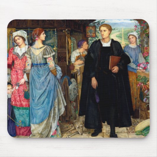 De toevallige ontmoeting, 1907 door Kate Elizabeth Muismat (Voorkant)