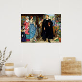 De toevallige ontmoeting, 1907 door Kate Elizabeth Poster (Keuken)