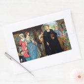 De toevallige ontmoeting, 1907 door Kate Elizabeth Rechthoekige Sticker (Envelop)