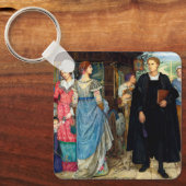 De toevallige ontmoeting, 1907 door Kate Elizabeth Sleutelhanger (Voorkant)