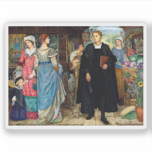 De toevallige ontmoeting, 1907 door Kate Elizabeth Sticker (Voorkant)