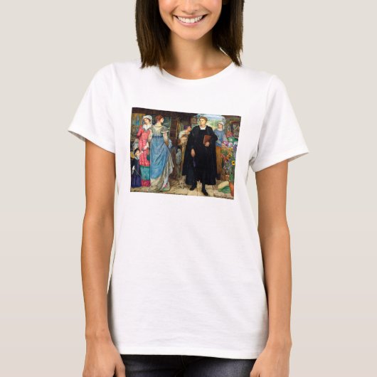 De toevallige ontmoeting, 1907 door Kate Elizabeth T-shirt (Voorkant)