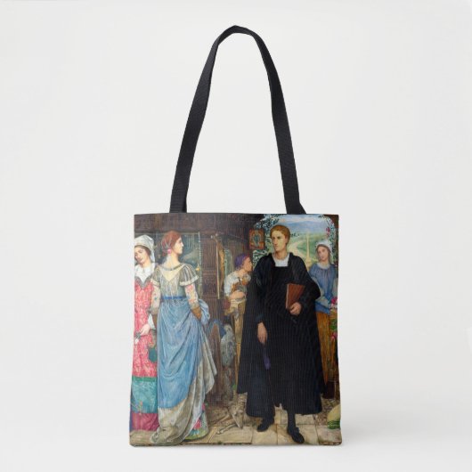De toevallige ontmoeting, 1907 door Kate Elizabeth Tote Bag (Voorkant)