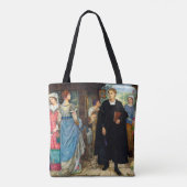 De toevallige ontmoeting, 1907 door Kate Elizabeth Tote Bag (Achterkant)