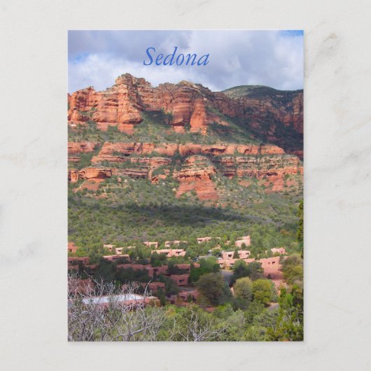 De Toevlucht van de betovering in Sedona, de Briefkaart (Voorkant)