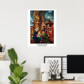 De toevoeging van de Magi door Albrecht Altdorfer Poster (Thuiskantoor)