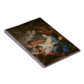 De toevoeging van de schaaphersen (olie op het can notitieboek (Rechterzijde)