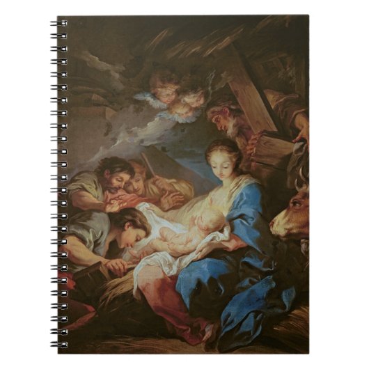 De toevoeging van de schaaphersen (olie op het can notitieboek (Voorkant)