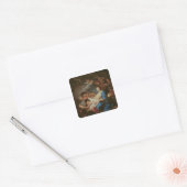 De toevoeging van de schaaphersen (olie op het can vierkante sticker (Envelop)