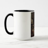 De toewijding (middeleeuwse ridder en zijne dame) mok (Links)