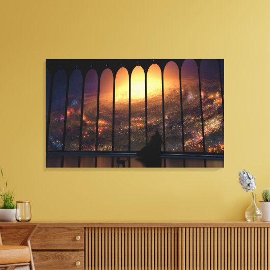 De toezichthouder (2014) canvas afdruk (Insitu (Woonkamer))