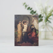 De Toilet in de Seraglio Briefkaart (Staand voorkant)