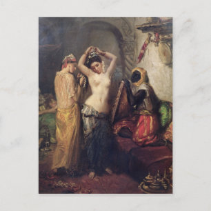 De Toilet in de Seraglio Briefkaart