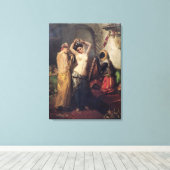 De Toilet in de Seraglio Canvas Afdruk (Insitu (Houten vloer))