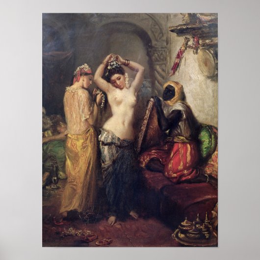 De Toilet in de Seraglio Poster (Voorkant)