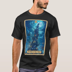 De Toilet Paper Tower (de Roeier) Halloween Tarot T-shirt
