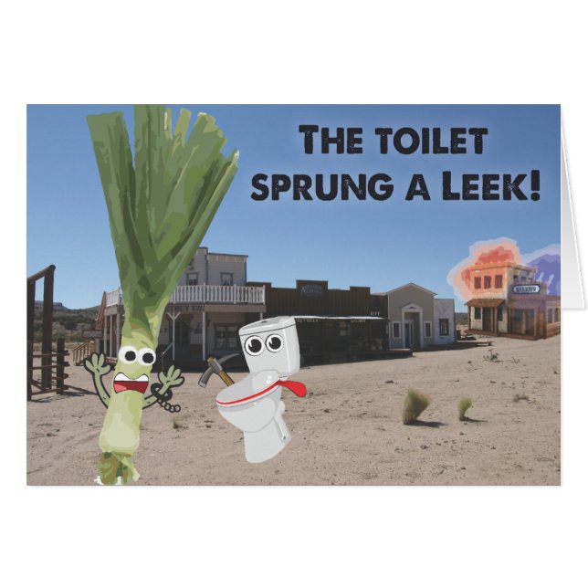 De Toilet Sprung is een leek. (Voorkant Horizontaal)
