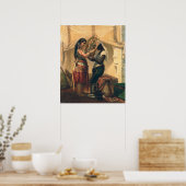 De toilet van de Odalisque Poster (Keuken)