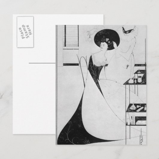 De toilet van Salome Briefkaart (Voorkant / Achterkant)