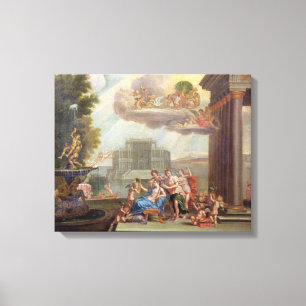 De Toilet van Venus, 18e eeuw Canvas Afdruk