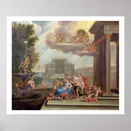 De Toilet van Venus, 18e eeuw Poster (Voorkant)