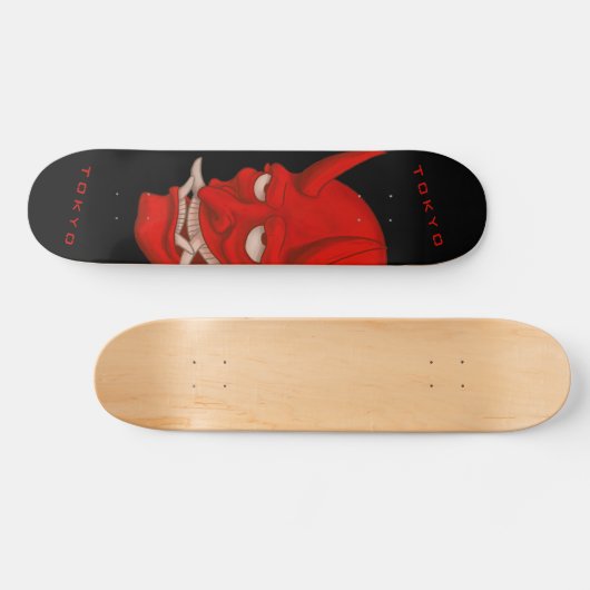 De Tokyo Devil Persoonlijk Skateboard (Horizontaal)