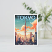 De Tokyo Tower Shiba-koen Minato district cadeaus Briefkaart (Staand voorkant)