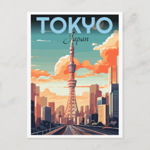 De Tokyo Tower Shiba-koen Minato district cadeaus Briefkaart