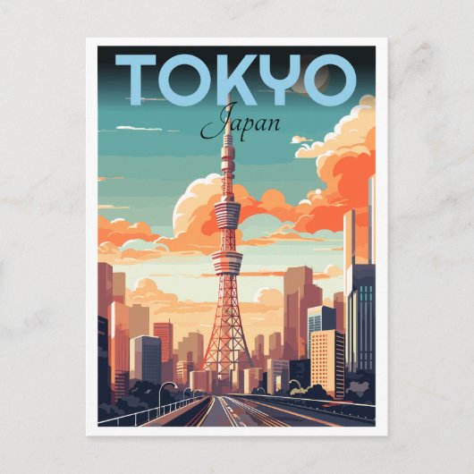 De Tokyo Tower Shiba-koen Minato district cadeaus Briefkaart (Voorkant)