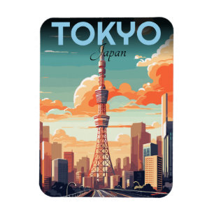 De Tokyo Tower Shiba-koen Minato district cadeaus Magneet