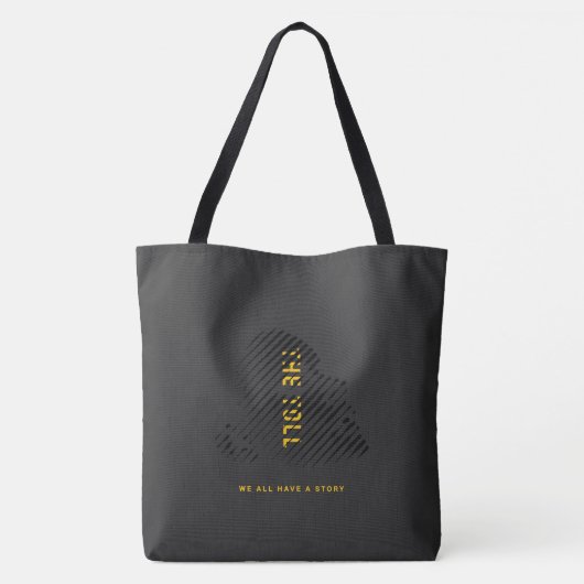 De tol-podcast-tas tote bag (Achterkant)