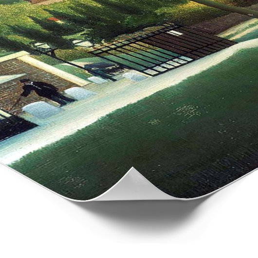 De tol van Henri Rousseau Poster (Hoek)