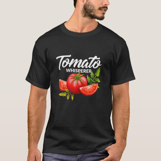 De tomaat fluisteraar tuinieren Tending Garden T-shirt (Voorkant)