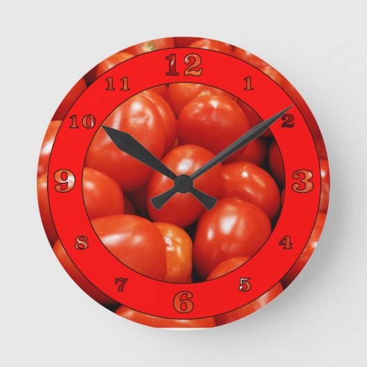 De Tomaten van Rome Ronde Klok (Voorkant)