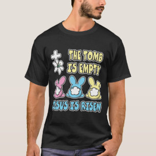 De Tomb is leeg Jezus is Christelijk Pasen T-shirt