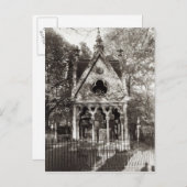 De Tomb van Abelard en Heloise, gebouwd in 1817 Briefkaart (Voorkant / Achterkant)
