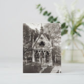 De Tomb van Abelard en Heloise, gebouwd in 1817 Briefkaart (Staand voorkant)