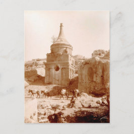 De Tomb van Absalom in Jeruzalem Briefkaart